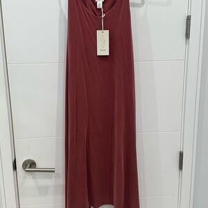 NWT Joie Women's dusty rose maxi dress